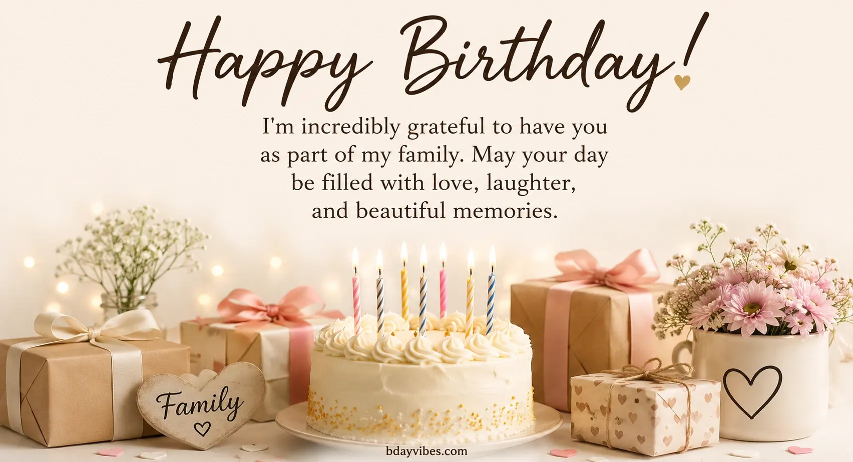 Birthday Messages for Family