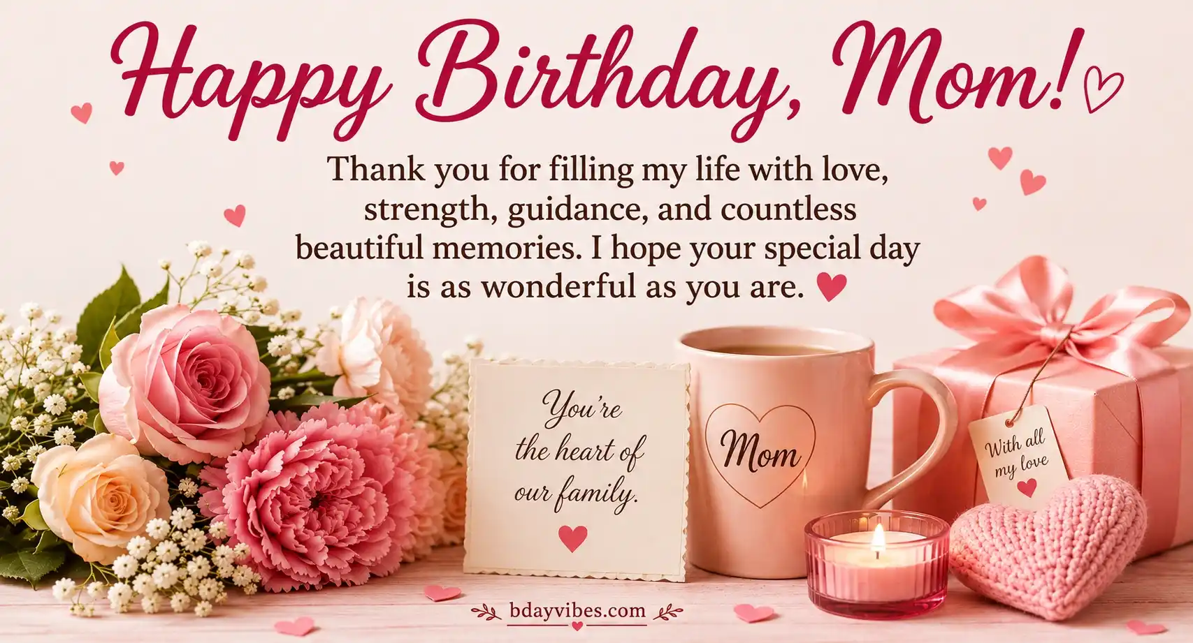 Heartfelt Birthday Wishes for Mom Heartfelt Birthday Wishes for Mom