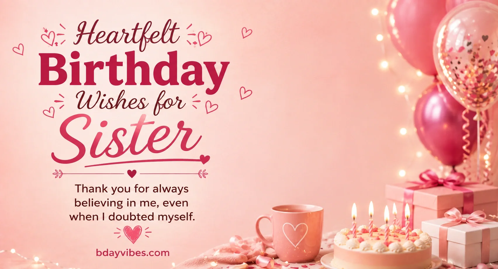 Heartfelt Birthday Wishes for Sister Heartfelt Birthday Wishes for Sister